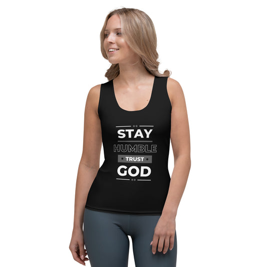 STAY HUMBLE TRUST GOD Sublimation Cut & Sew Tank Top