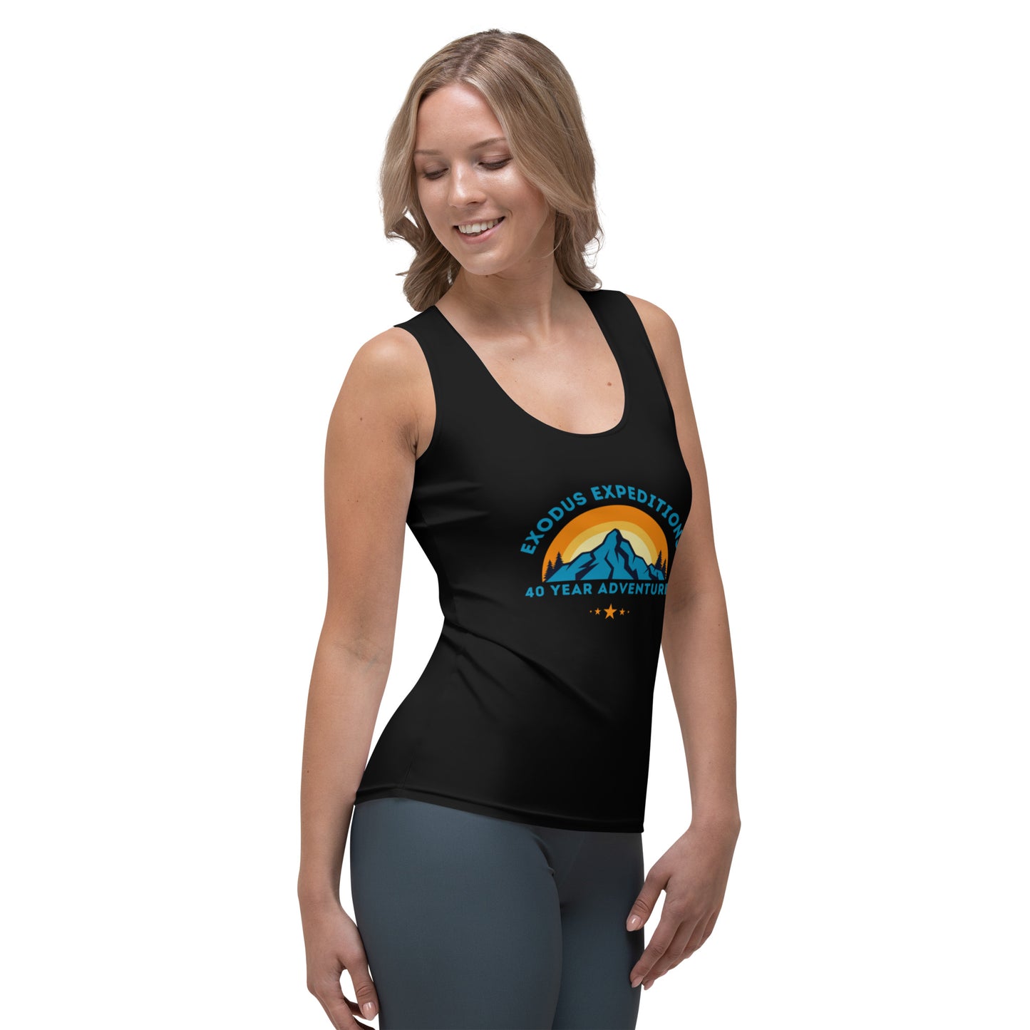 EXODUS EXPEDITIONS 40 Year Adventures Sublimation Cut & Sew Tank Top