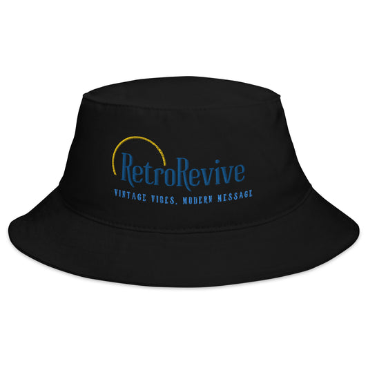 RetroRevive "Vintage Vibes, Modern Message" Bucket Hat