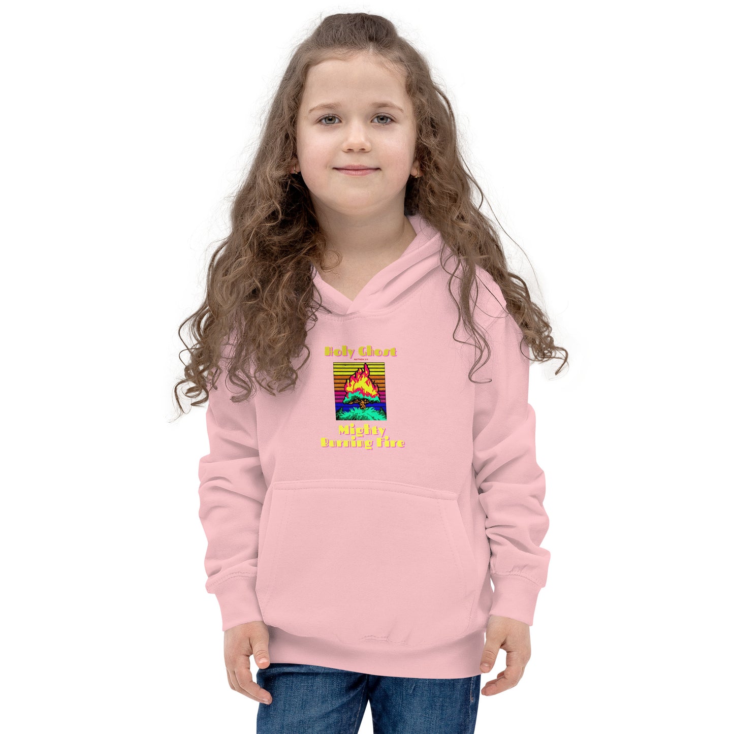 Holy Ghost "Mighty Burning Fire" Kids Hoodie