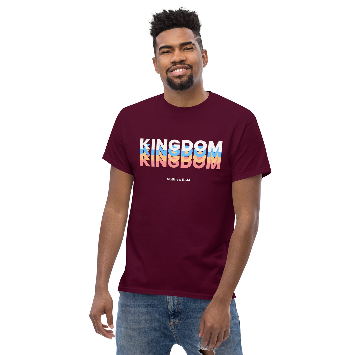 KINGDOM Matthew 6 : 33 Men's Classic Tee