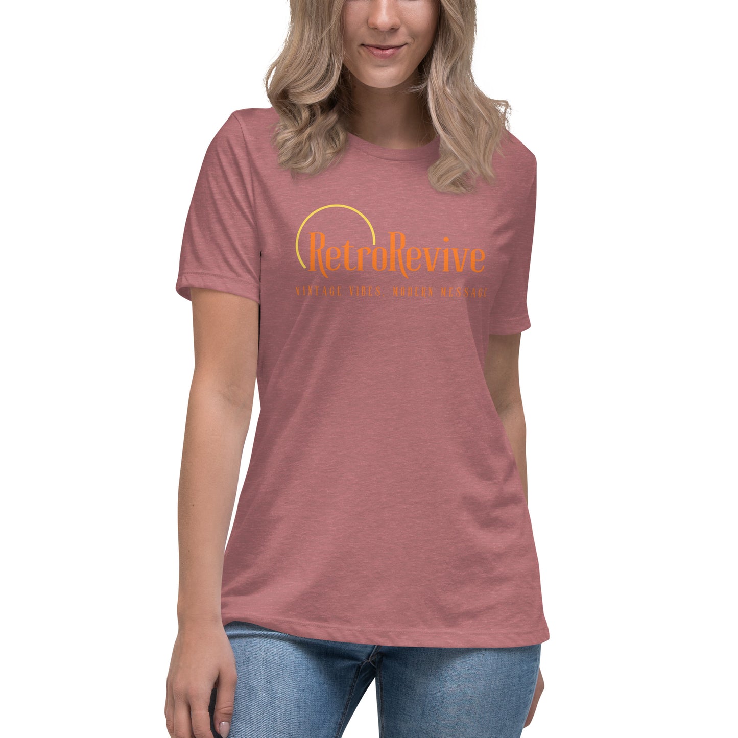 RetroRevive Vintage Vibes, Modern Message Women's Relaxed T-Shirt