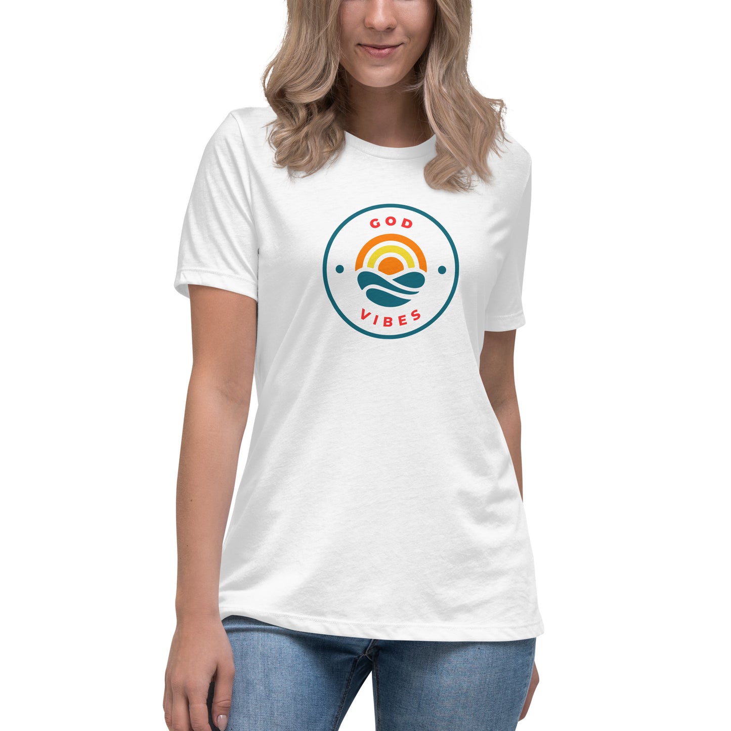 GOD VIBES Women's Relaxed T-Shirt